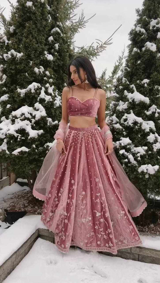 QRC 396 Premium Designer Wear Lahenga