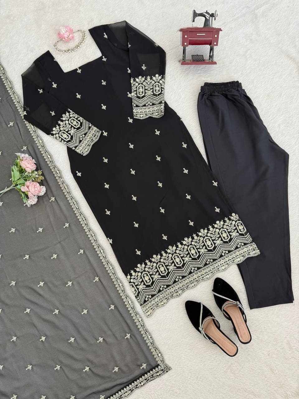 RTC 5947 New Modern Designed Black Dress