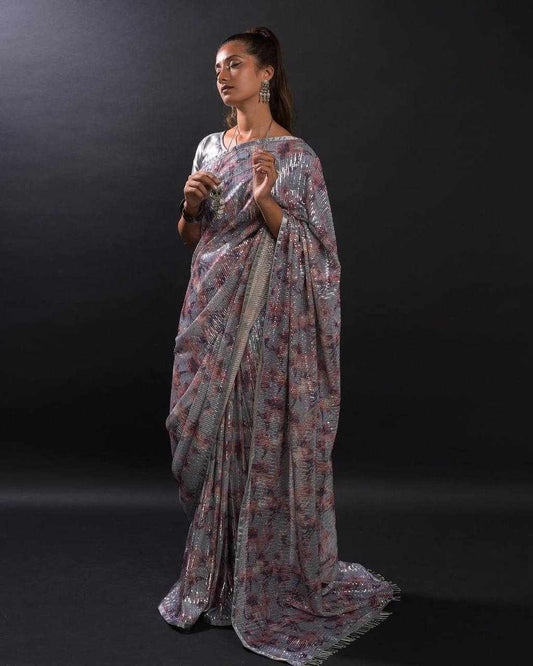 NC 5299 Beautiful Print Saree