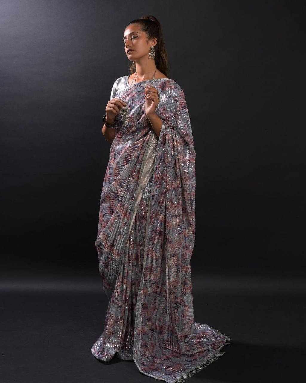 NC 5299 Beautiful Print Saree