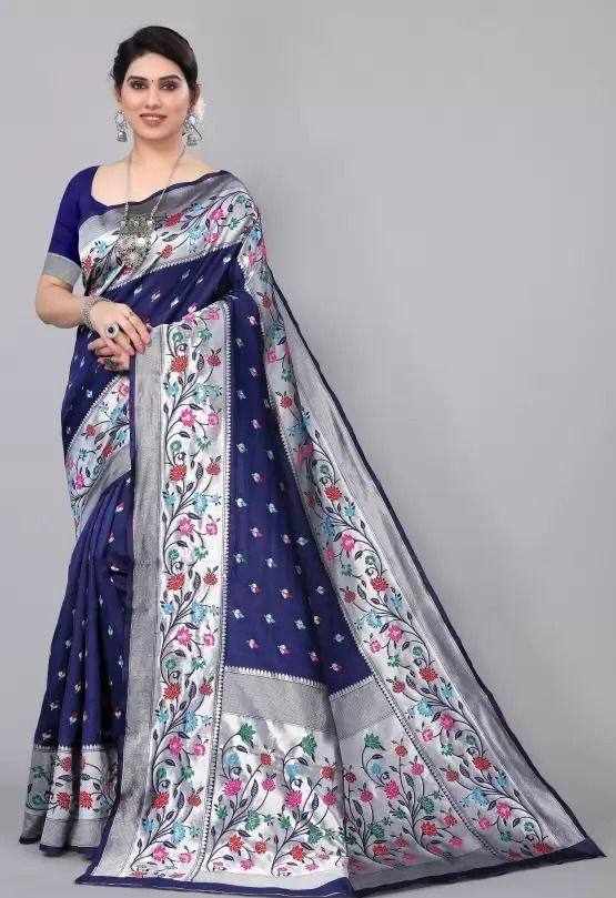 KPR 295 SOFT LITCHI SILK CLOTH SAREE