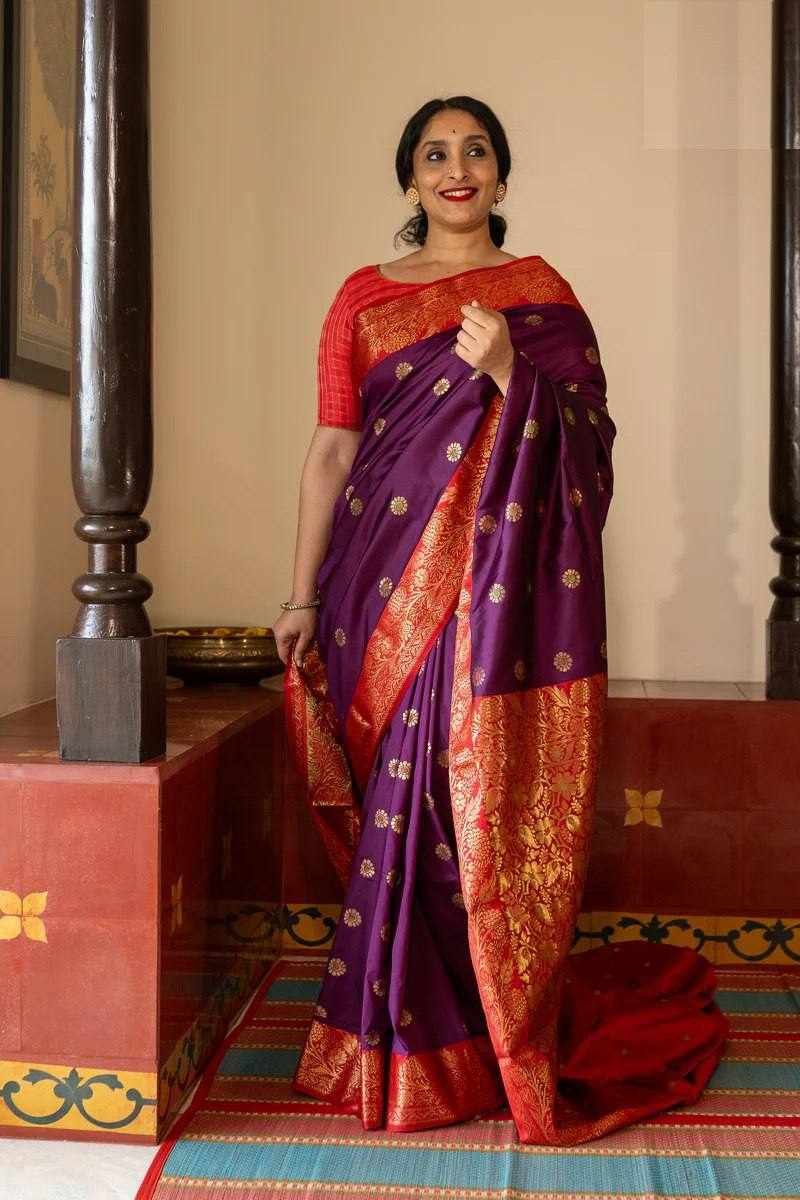 KP 6096 EXCLUSIVE JACQUARD BORDER DESIGN SAREE