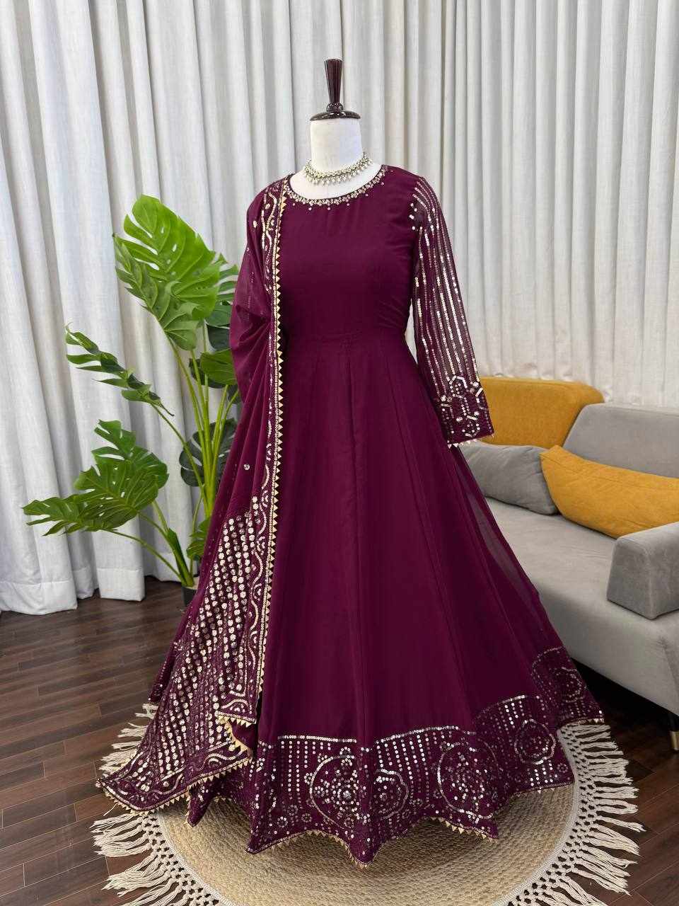 KD 1596 New Designer Classy Gown