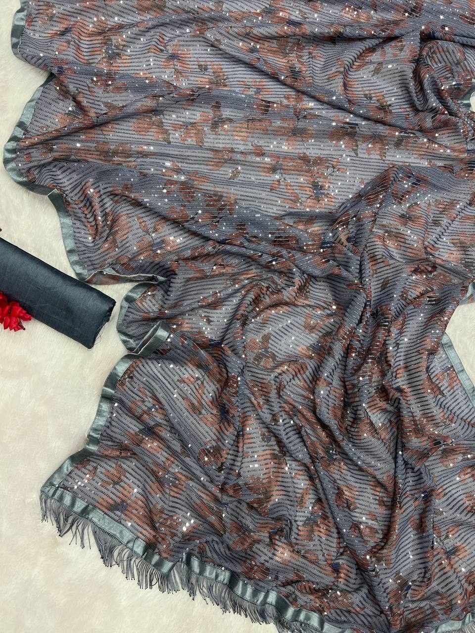 NC 5299 Beautiful Print Saree