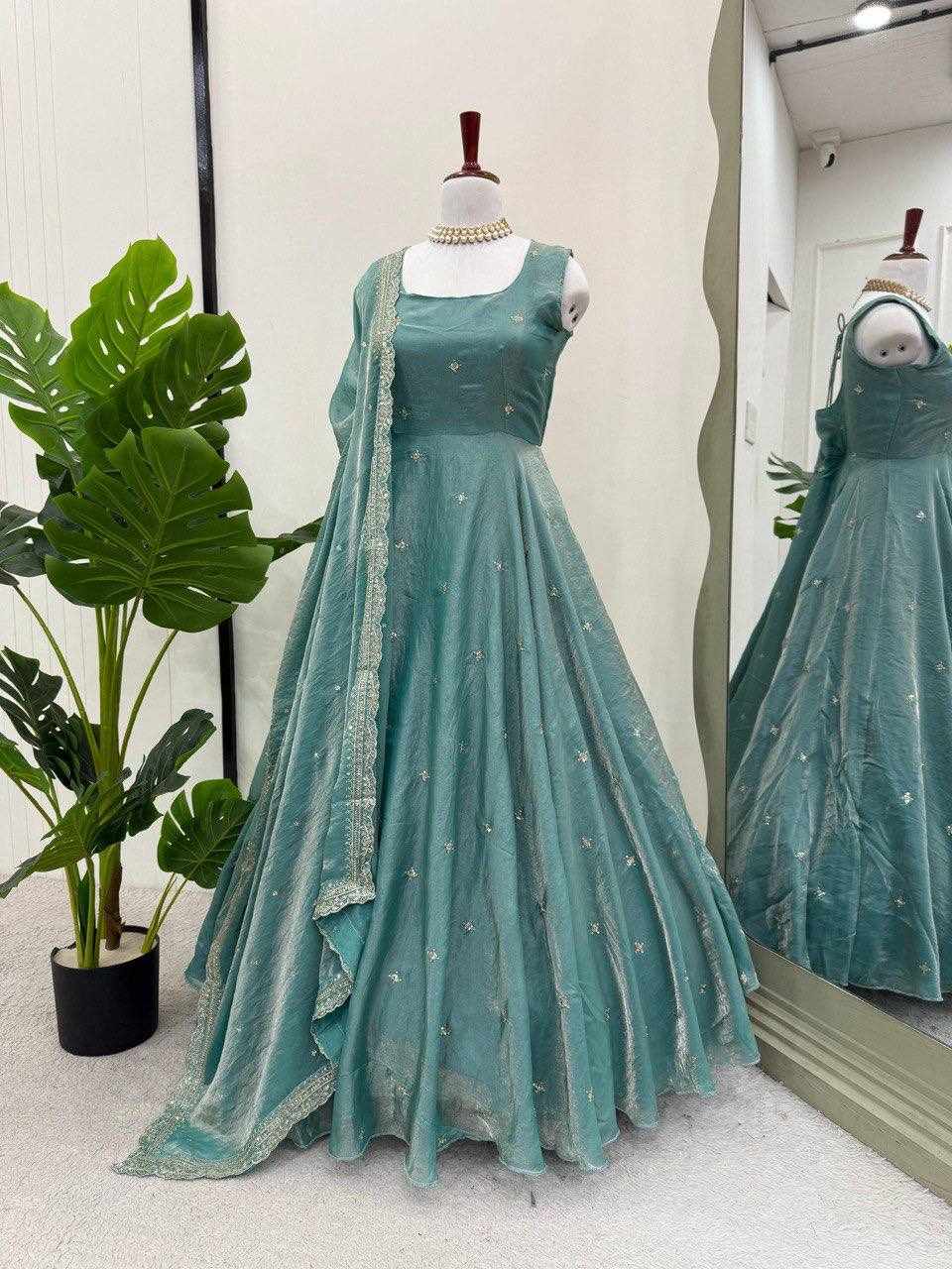 RTC 5838 New Beautiful Party Wear Gown