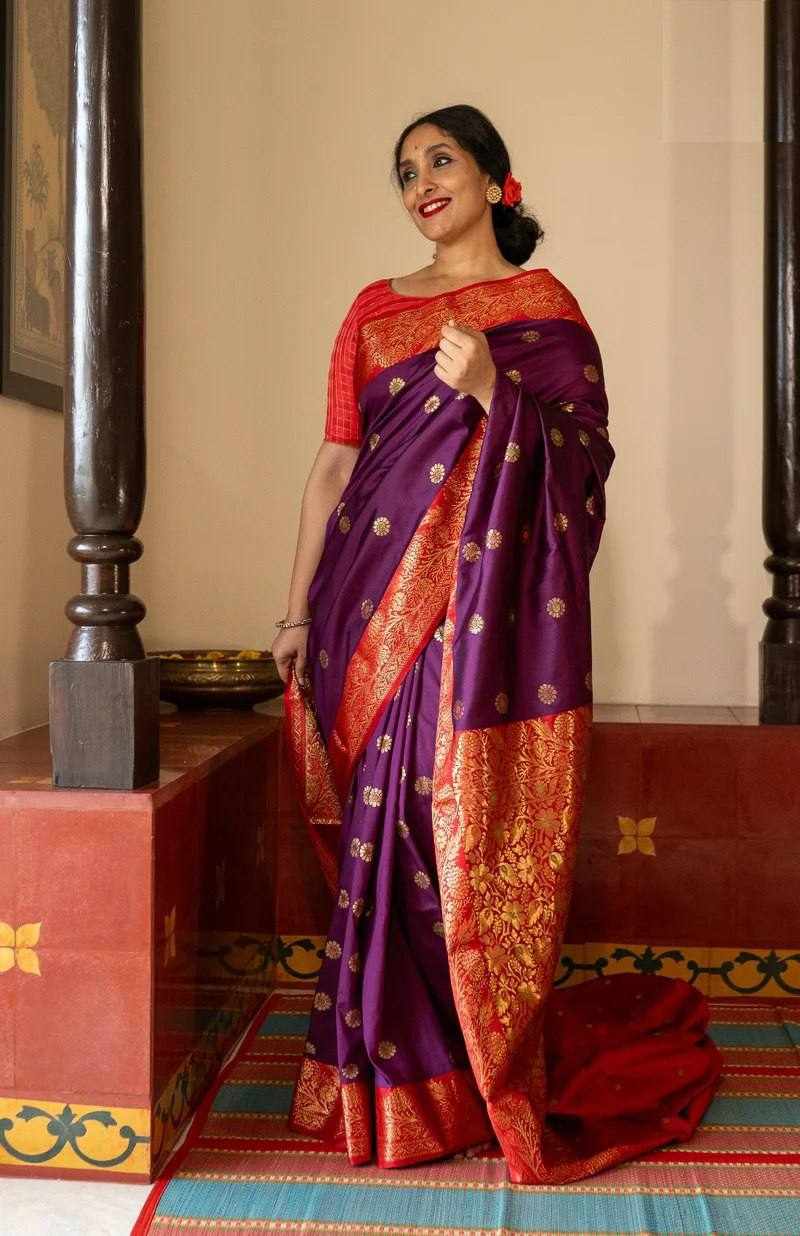 KP 6096 EXCLUSIVE JACQUARD BORDER DESIGN SAREE