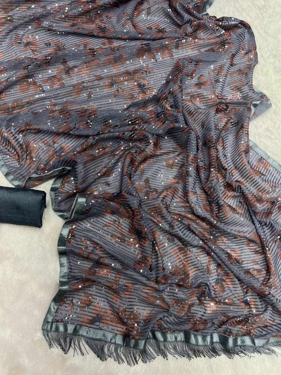 NC 5299 Beautiful Print Saree