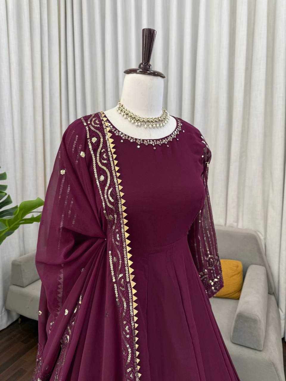 KD 1596 New Designer Classy Gown