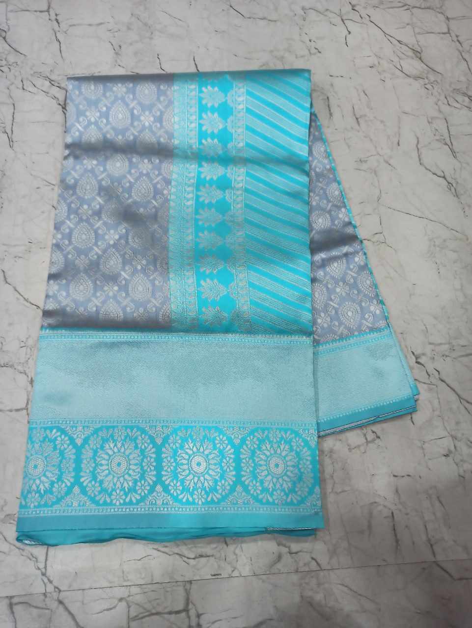 MF 2080  SOFT LICHI SILK CLOTH SAREE