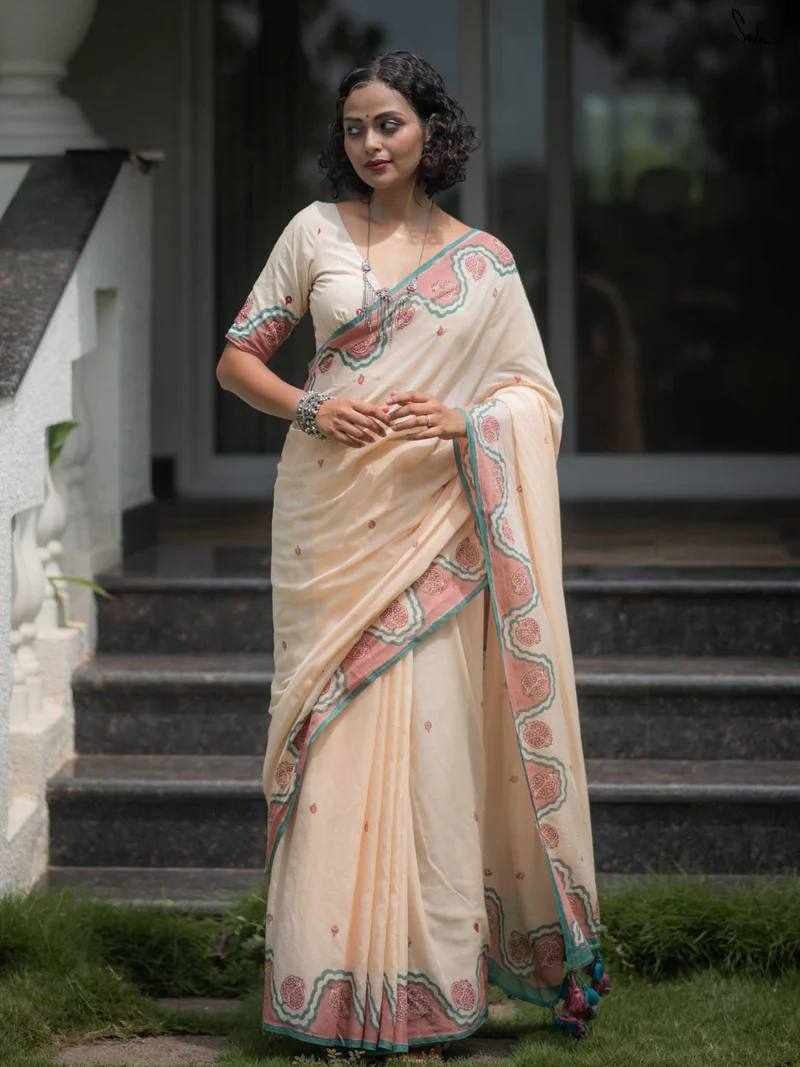 KP-W 351 Classic Digital Printed Saree
