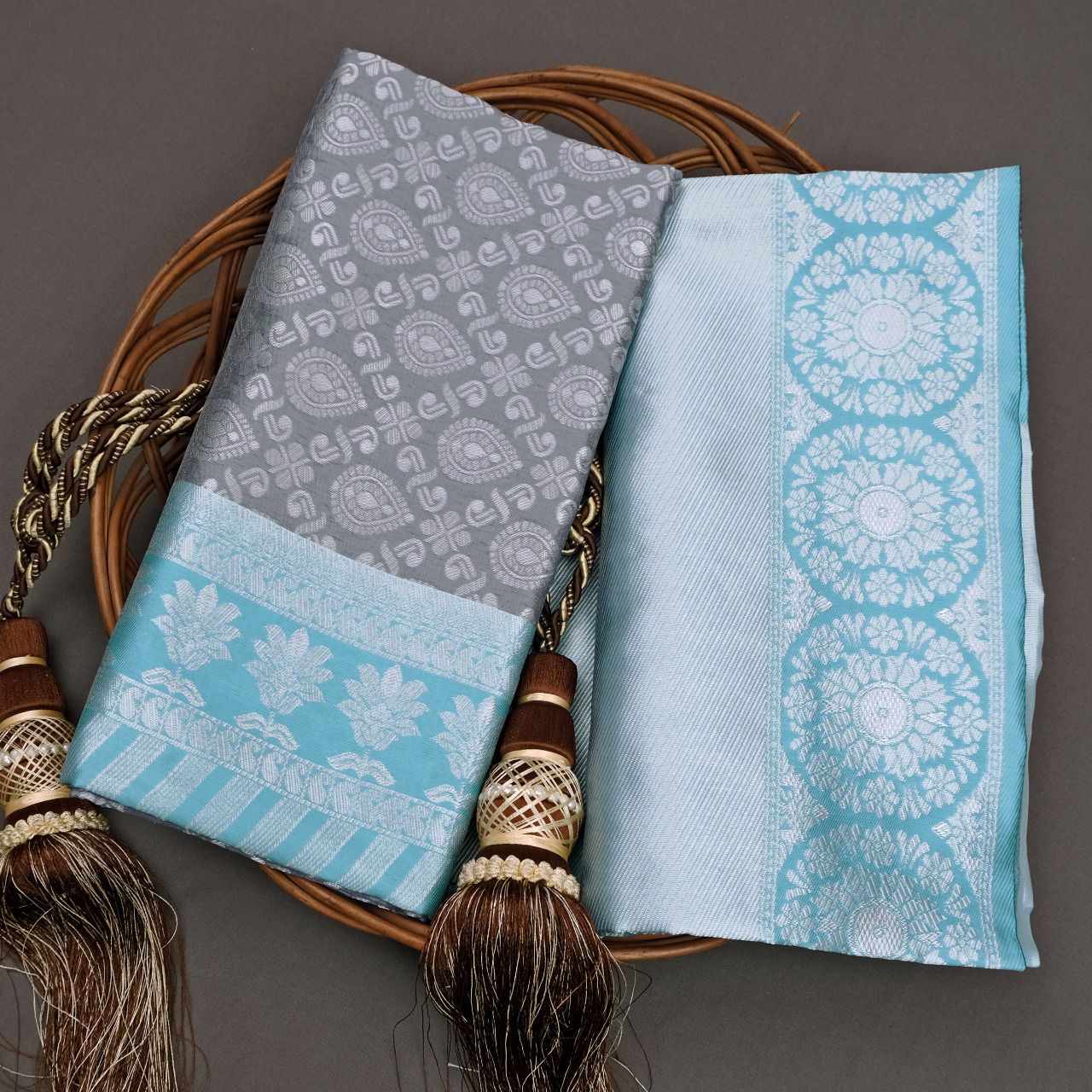 MF 2080  SOFT LICHI SILK CLOTH SAREE