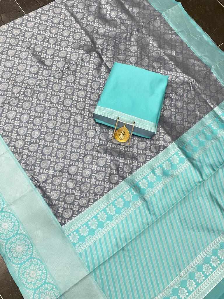 MF 2080  SOFT LICHI SILK CLOTH SAREE