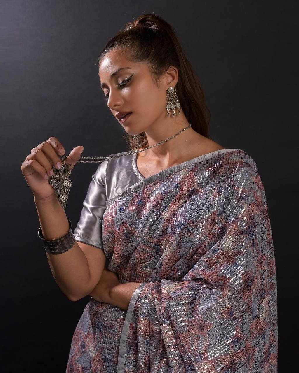 NC 5299 Beautiful Print Saree