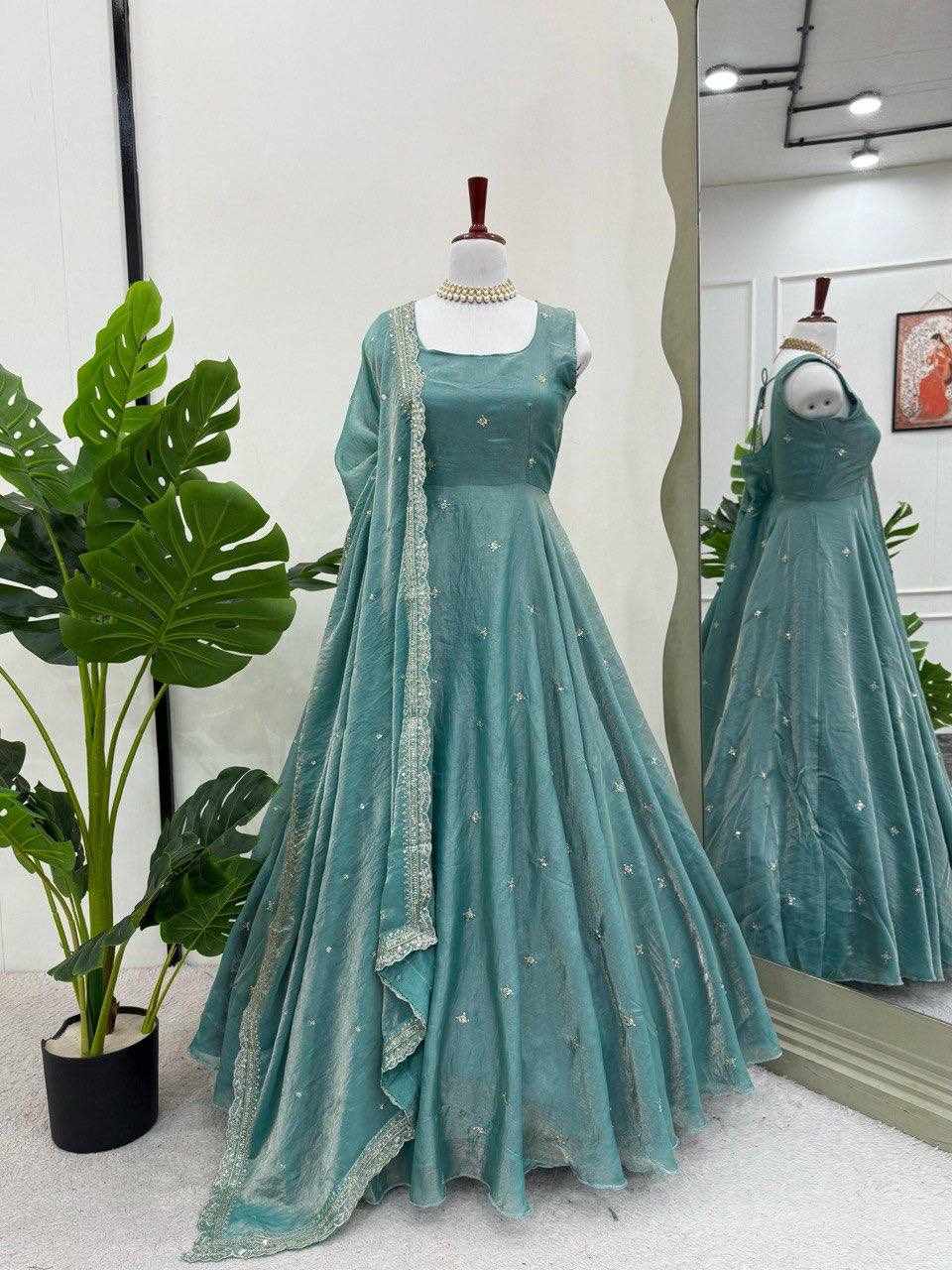 RTC 5838 New Beautiful Party Wear Gown