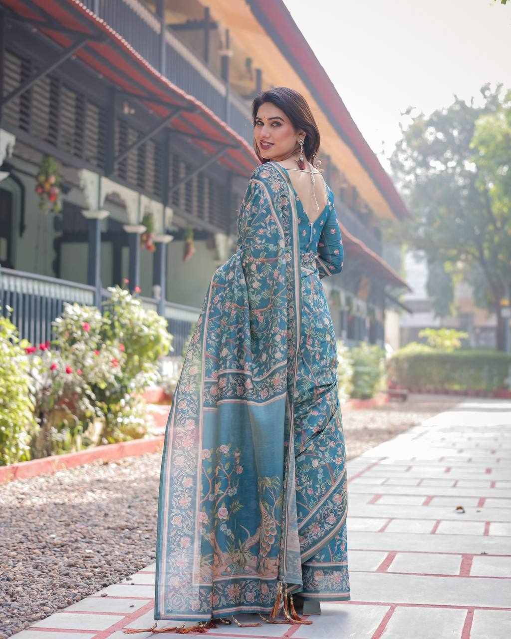 New Diigtal Printed Saree