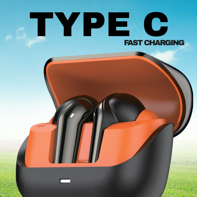 WEROX Excellent Sound Quality in Wireless Earbuds,Long Battery Life Bluetooth Headset (Black, True Wireless)