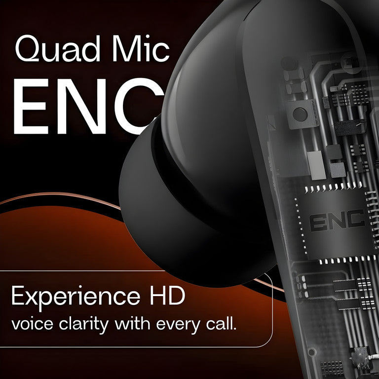 Fixon Wireless Bluetooth Earbuds, ANC High bass and Fully CompatibleS158 Bluetooth Headset (Multicolor, True Wireless)