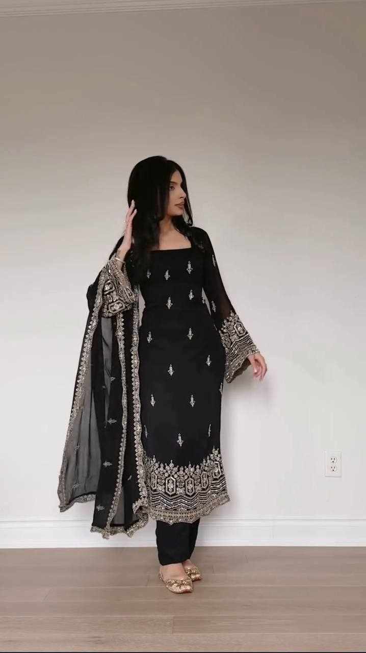 RTC 5947 New Modern Designed Black Dress